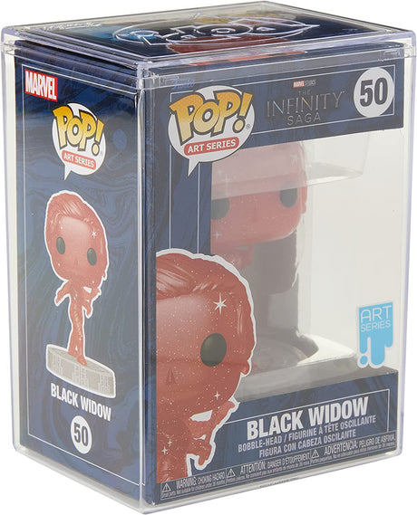 Funko Pop Art Series - Marvel - Black Widow with Stack Pop Protector #50 (6643758071908)