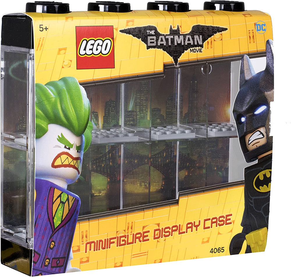 LEGO Batman Minifigure Display Case for 8 Minifigures | Black