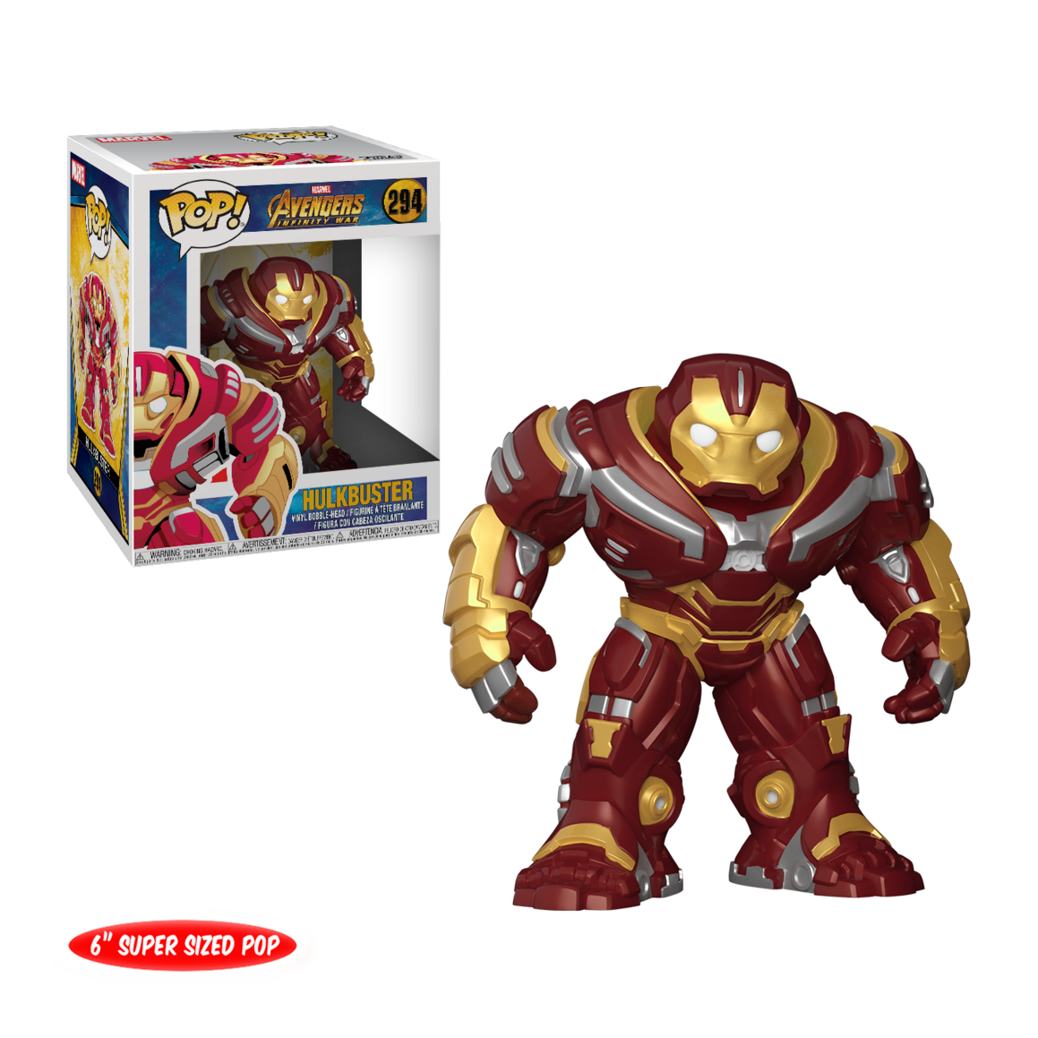 Funko Pop Marvel | Infinity War | Hulkbuster #294 | 6 inch