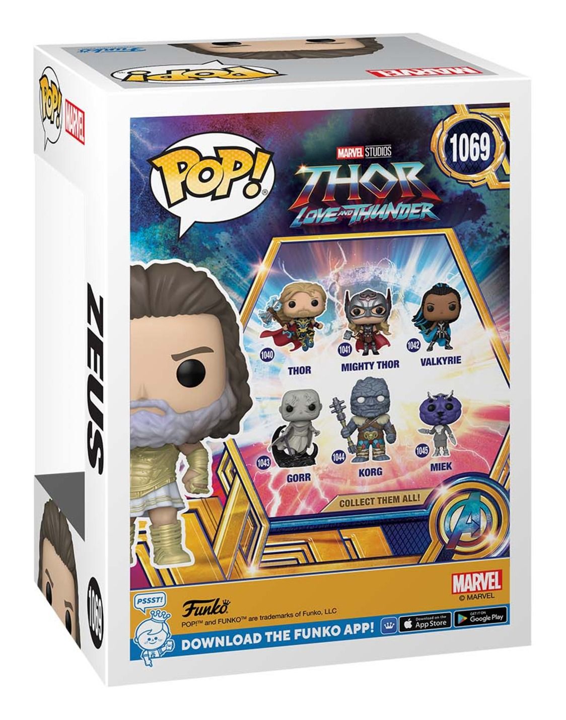 Funko Pop Marvel | Thor: Love & Thunder | Zeus #1069