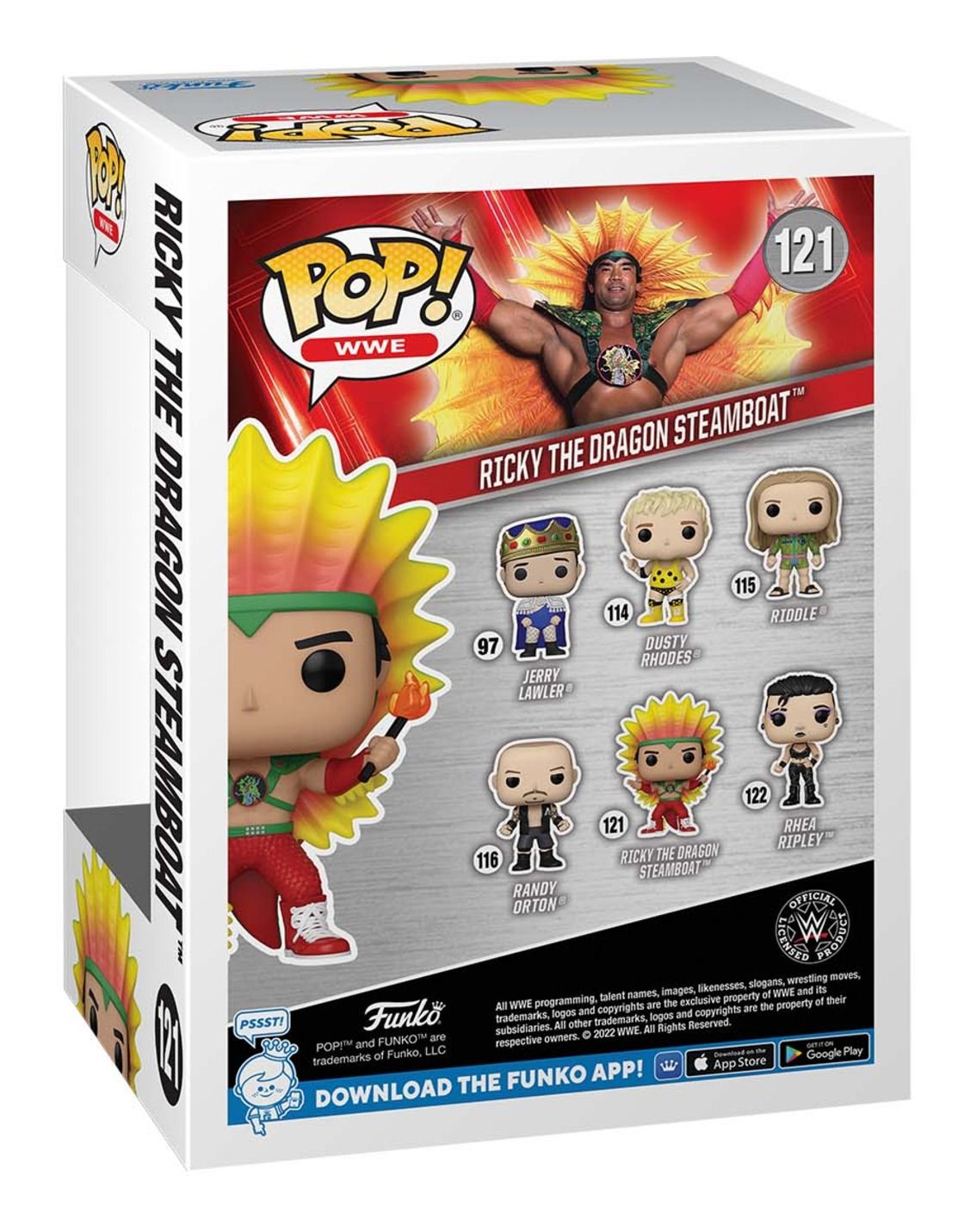 Funko Pop WWE | Ricky the Dragon Steamboat #121