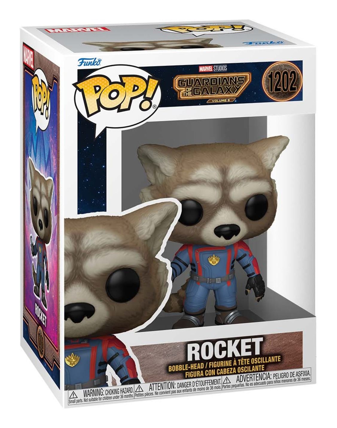 Funko Pop Marvel | Guardians of the Galaxy 3 | Rocket #1202