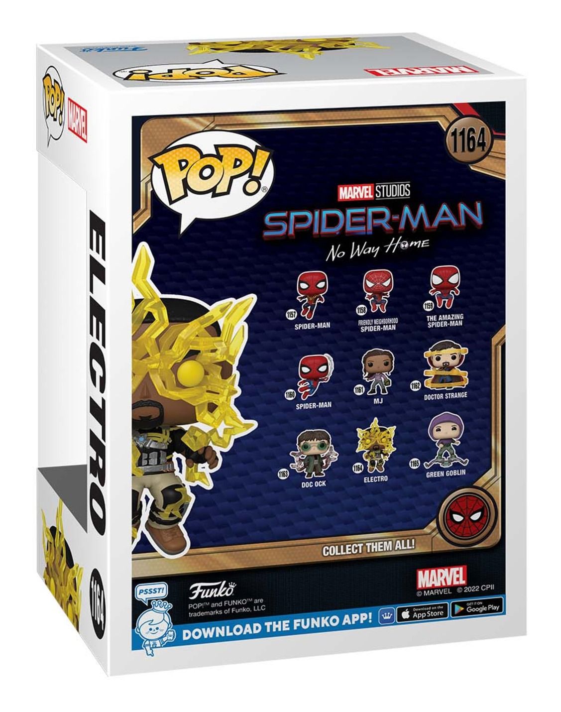 Funko Pop Marvel | Spiderman No Way Home | Electro #1164