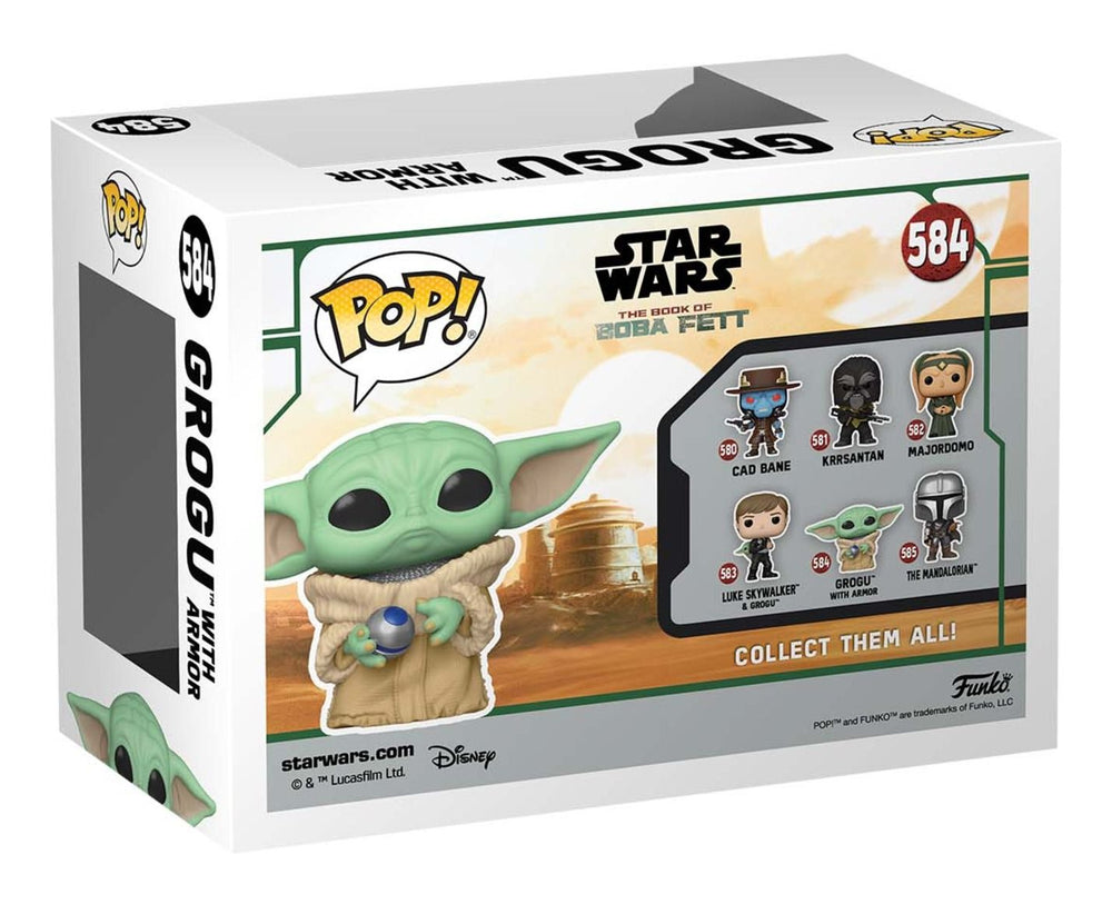 Funko Pop Star Wars | Book of Boba Fett | Grogu with Armour #584