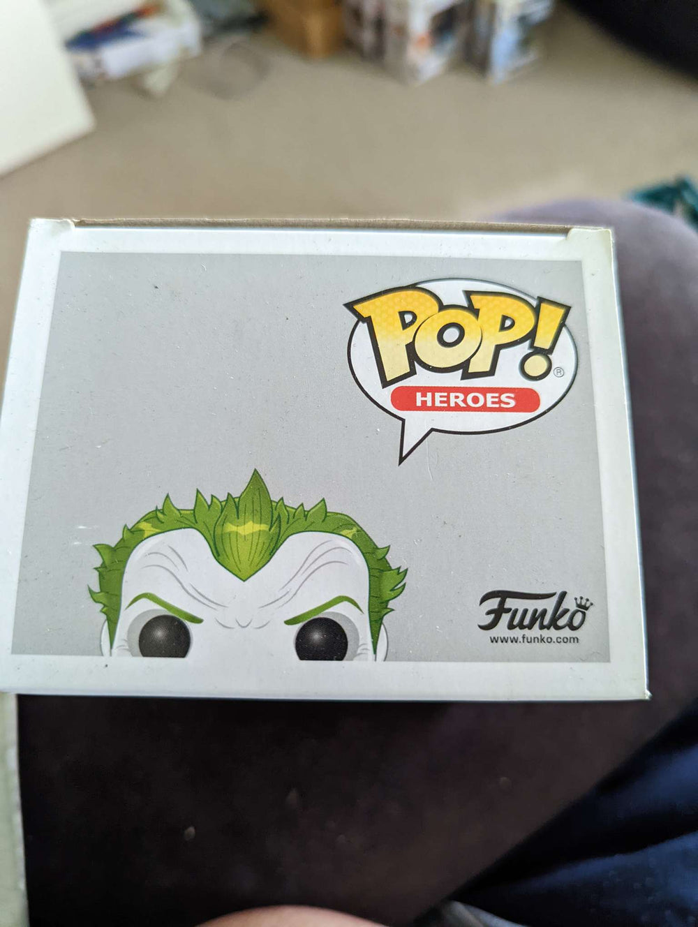 Damaged Box Funko Pop Heroes - Arkham Asylum - Joker Silver Chrome #53 (6903610015844)