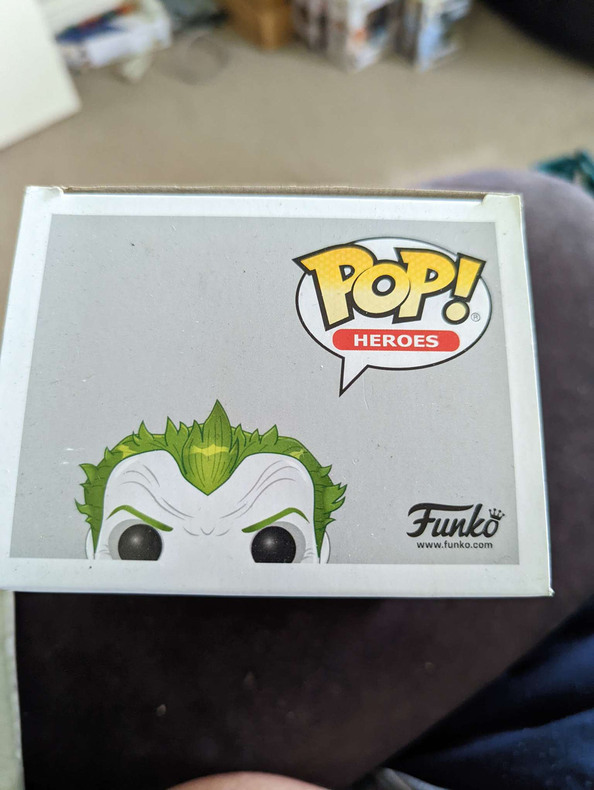 Damaged Box Funko Pop Heroes - Arkham Asylum - Joker Silver Chrome #53 (6903610015844)