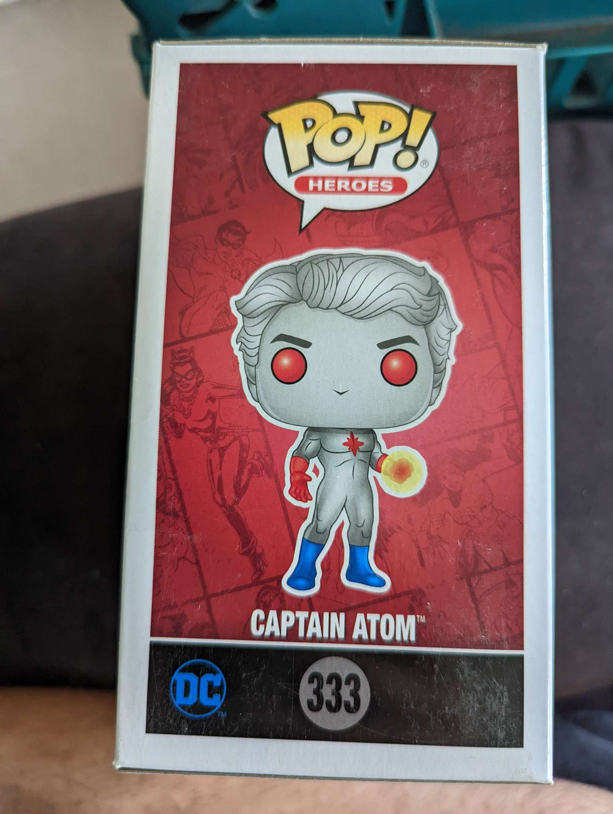 Damaged Box Funko Pop Heroes - DC Super Heroes - Captain Atom #333 - 2020 Wondrous Convention Limited Edition Exclusive (6924224430180)