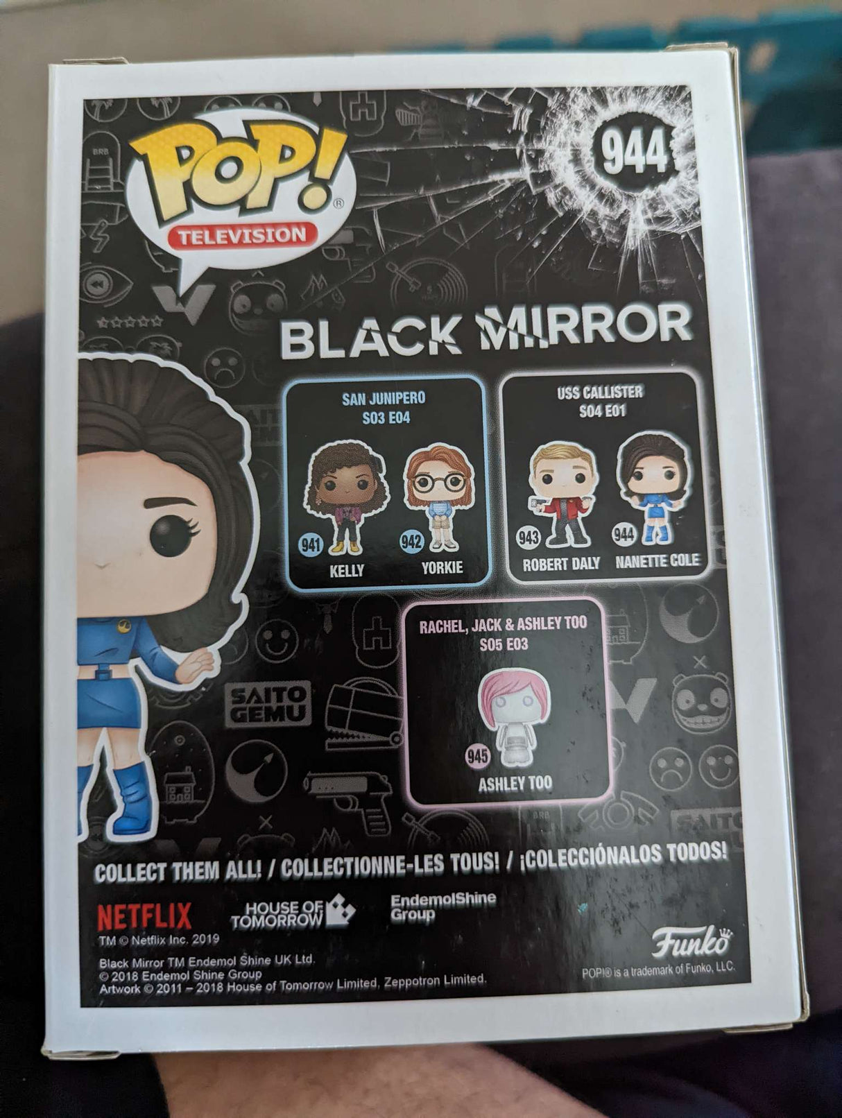 Damaged Box Funko Pop Television - Black Mirror - Nanette Cole #944 (6926006976612)