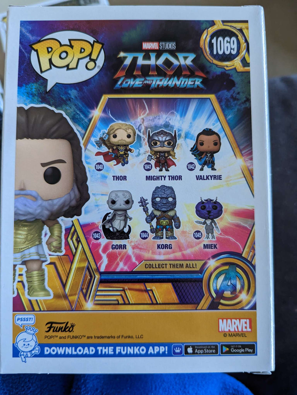 Damaged Box | Funko Pop Marvel | Thor: Love & Thunder | Zeus #1069