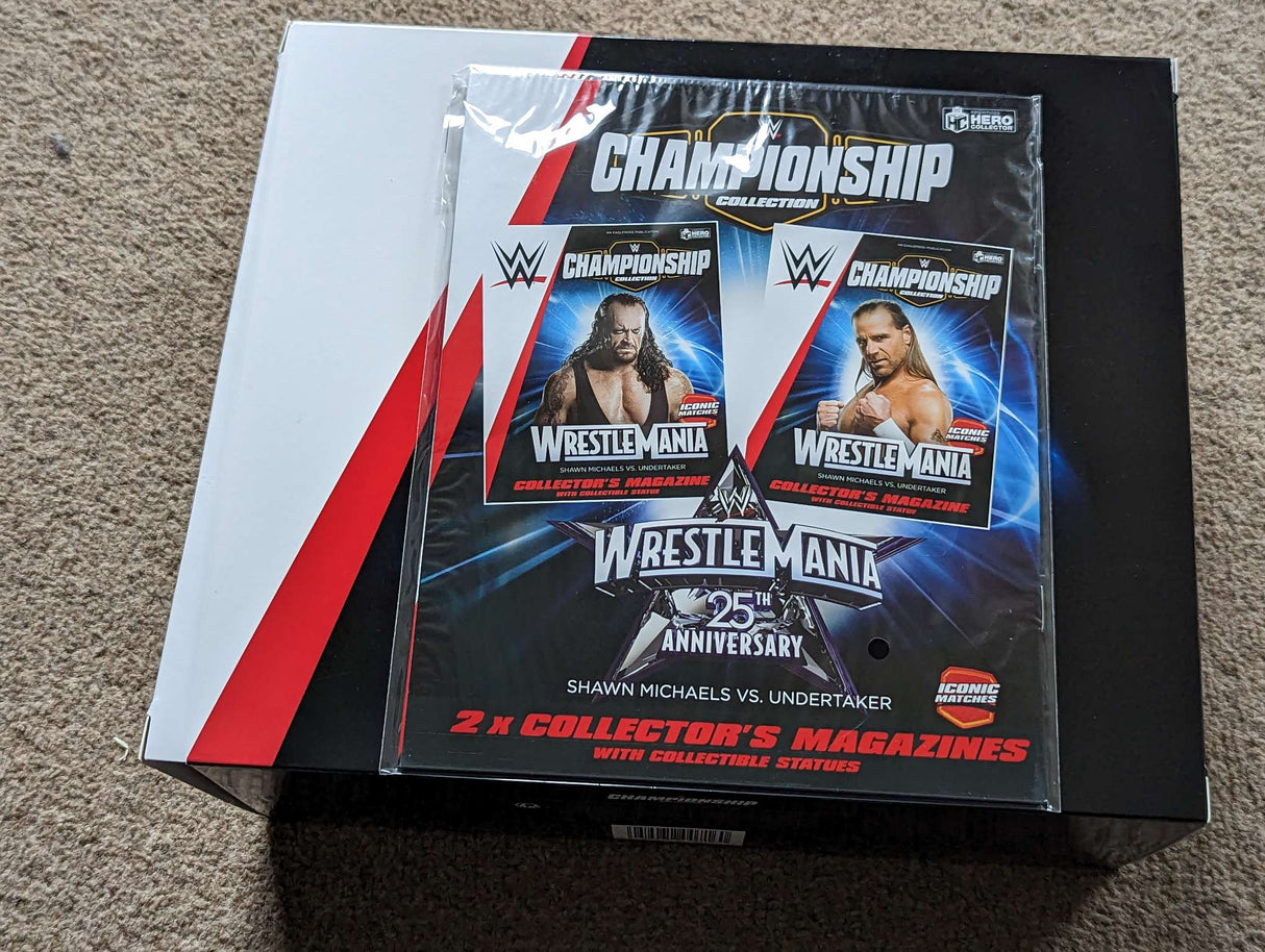 Eaglemoss | WWE Wrestlemania 25 Double Pack | The Undertaker & Shawn Michaels  | Figurine Magazine 13cm