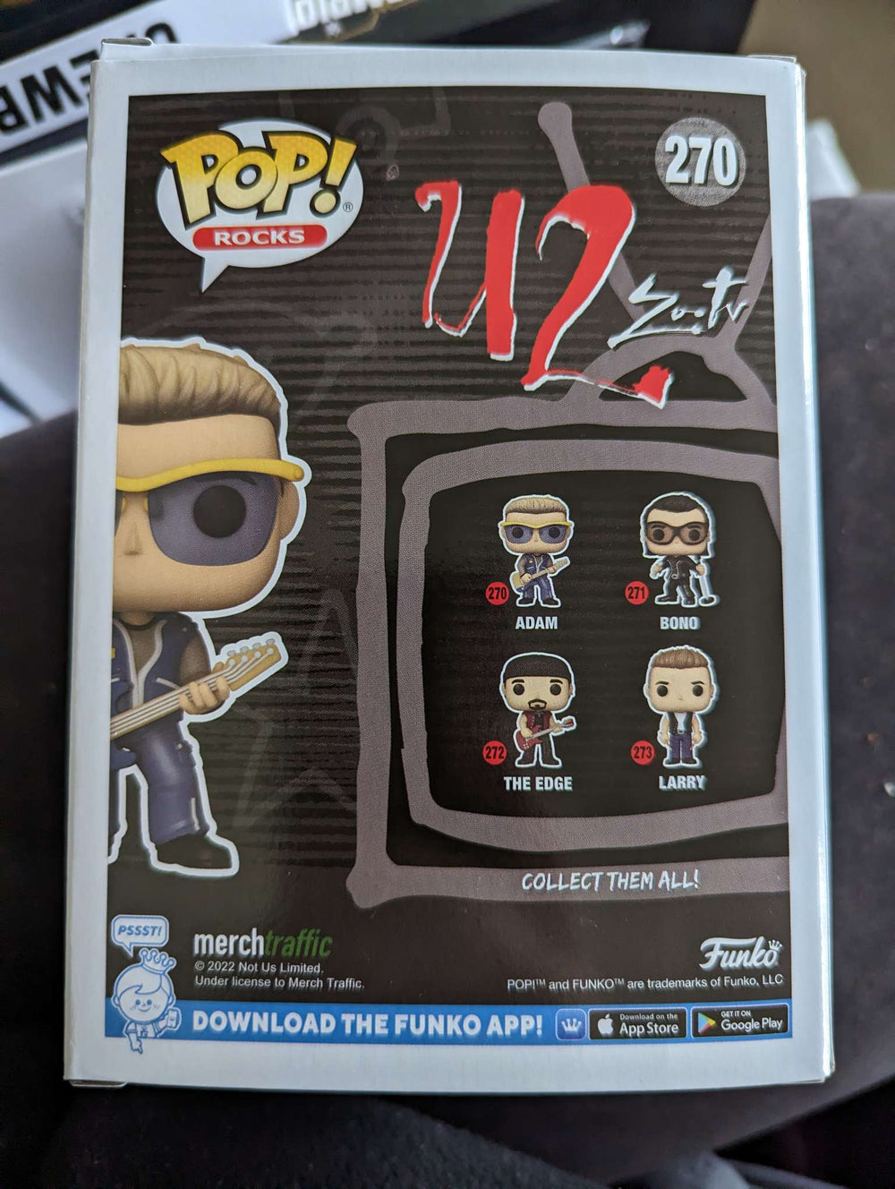 Damaged Box | Funko Pop Rocks | U2 | Adam #270