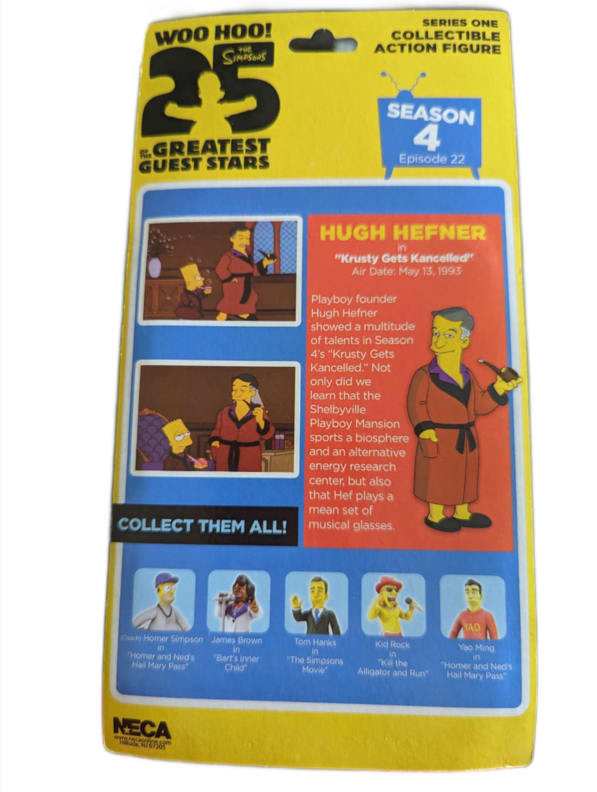 NECA | Simpsons | Guest Stars Series 1 | Hugh Hefner