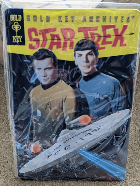Eaglemoss | Star Trek | Gold Key Archives 3D Tin Sign Plague