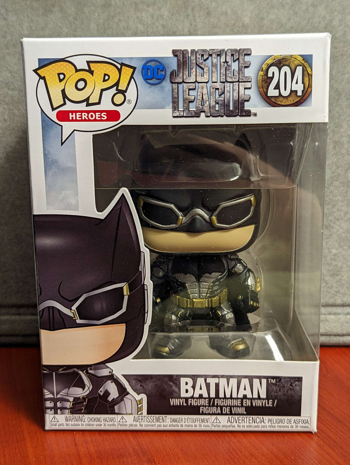 Damaged Box | Funko Pop Heroes | Justice League | Batman #204