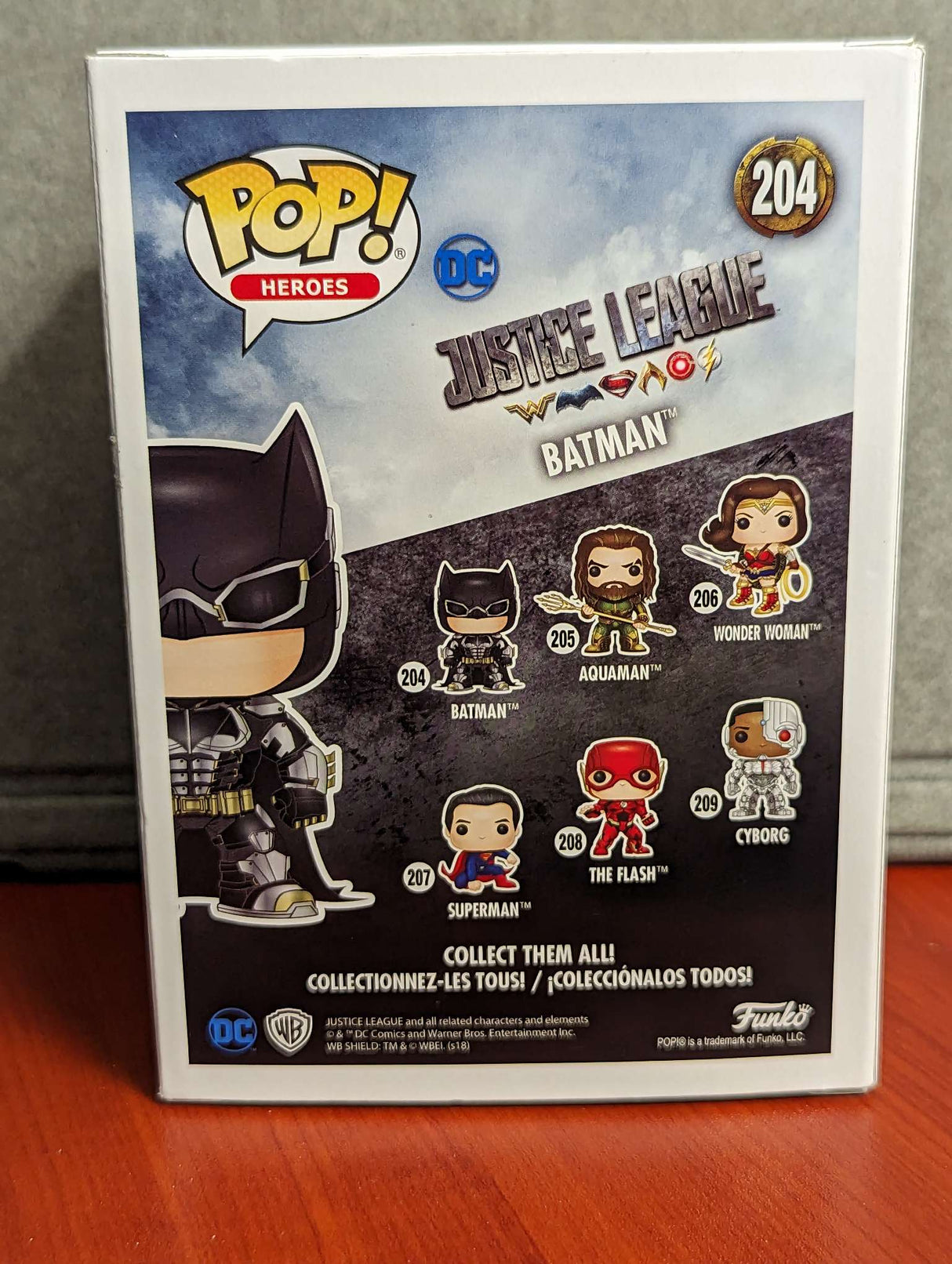 Damaged Box | Funko Pop Heroes | Justice League | Batman #204