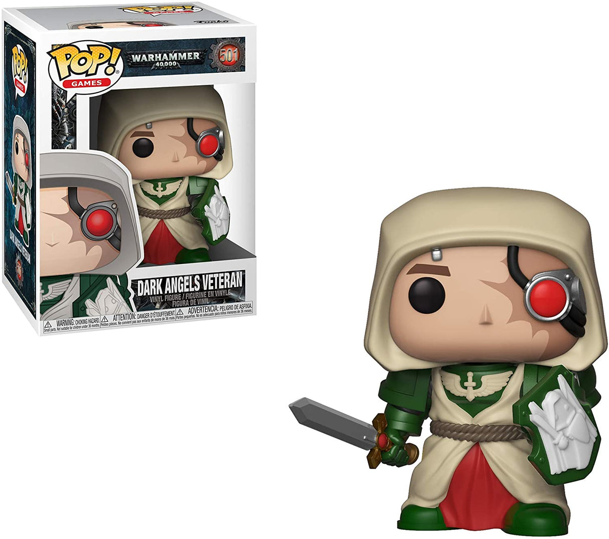 Funko Pop Games - Warhammer 40K - Dark Angels Veteran #501 (6847339036772)
