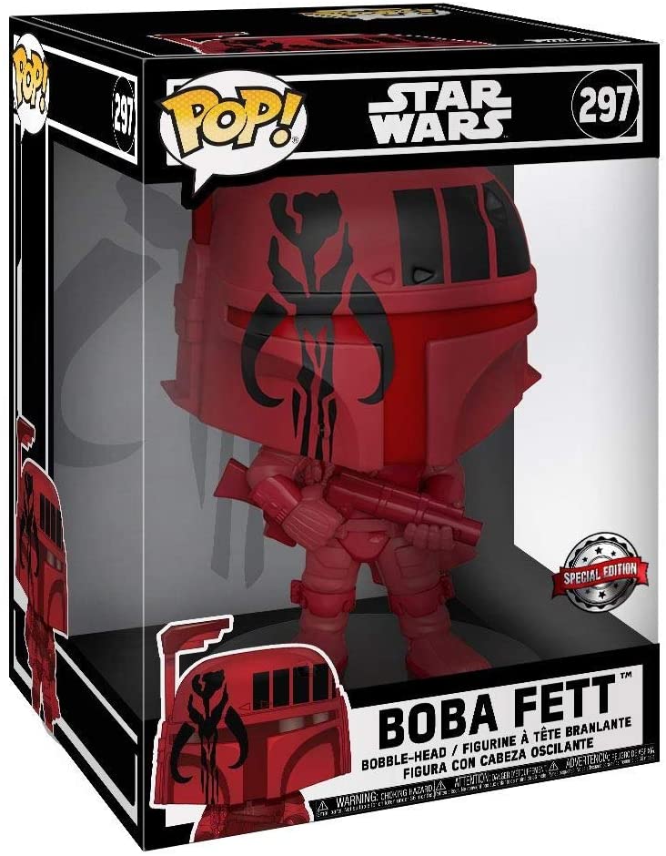 Funko Pop Star Wars - Boba Fett Burgundy - 25cm 10 inch #297 - Special Edition (6554028572772)