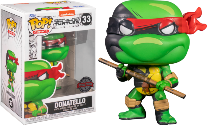 Funko Pop Comics - Teenage Mutant Ninja Turtles TMNT - Donatello #33 Special Edition (6840547704932)