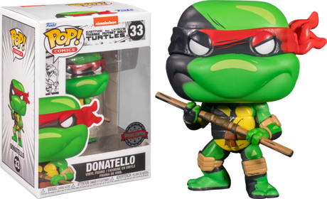 Funko Pop Comics - Teenage Mutant Ninja Turtles TMNT - Donatello #33 Special Edition (6840547704932)