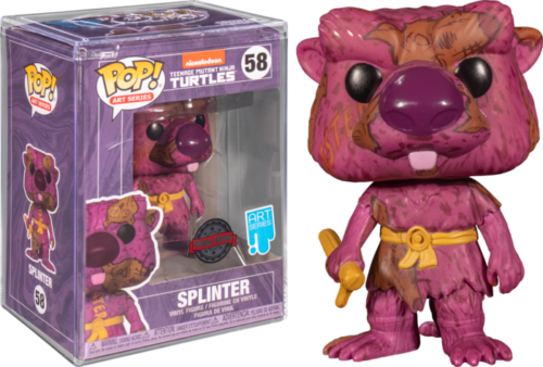 Funko Pop Art Series | TMNT | Splinter Exclusive with Stack Pop Protector #58