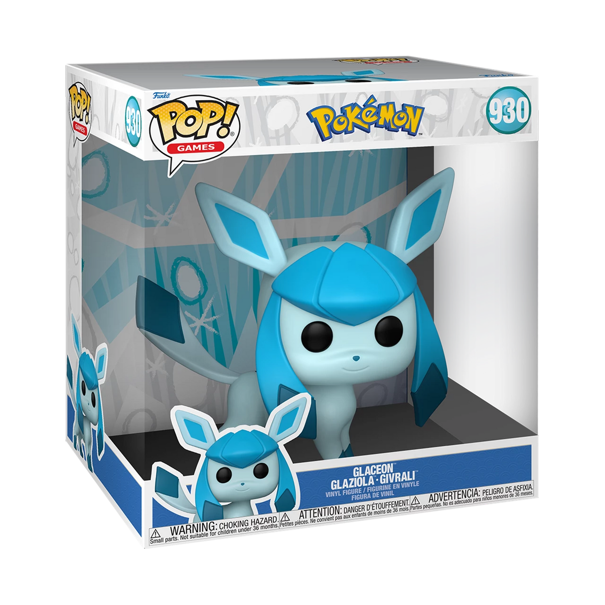 GLACEON | Pokemon | Funko Pop! Games | #930 10"