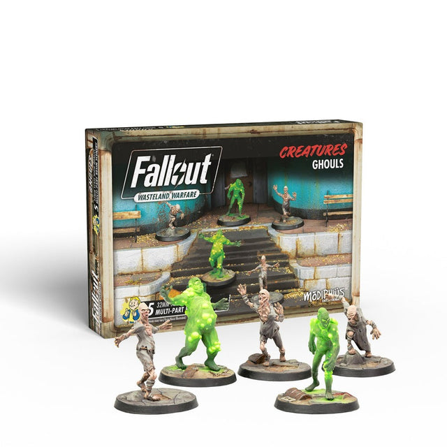 Fallout | 5 Miniatures | Wasteland Warfare | Creatures: Ghouls