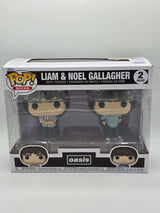 Slight Damaged Box | LIAM AND NOEL GALLAGHER  | Oasis | Funko Pop Rocks 2 Pack
