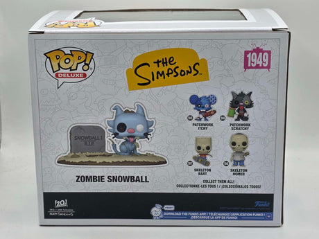 Funko Pop! Deluxe: The Simpsons - ZOMBIE SNOWBALL #1949