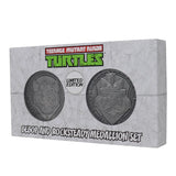 Teenage Mutant Ninja Turtles | Bebop And Rocksteady Medallion Set | Limited Edition