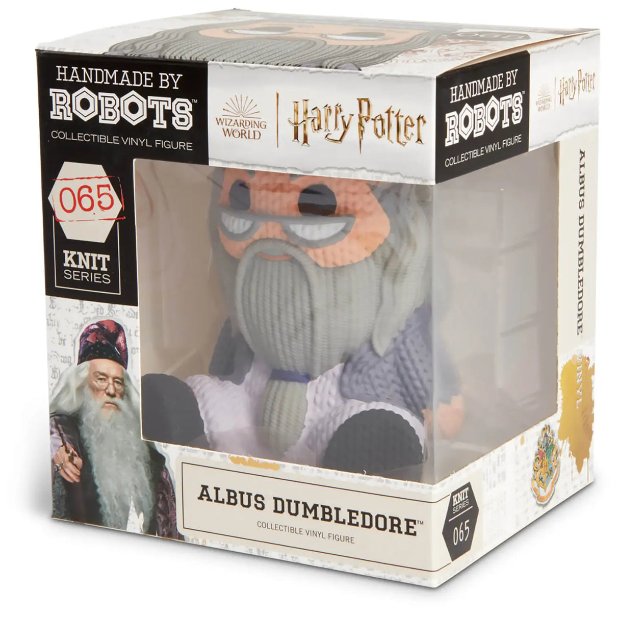 Handmade by Robots | Harry Potter | Albus Dumbledore Vinyl Figure | Knit Series #065