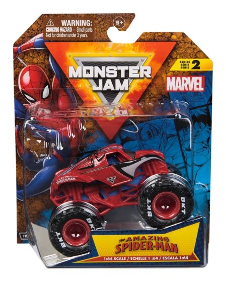 Monster Jam | 1:64 Die-Cast Series 2 | Marvel | Spider-Man