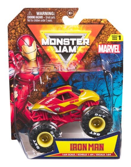 Monster Jam | 1:64 Die-Cast Series 2 | Marvel | Iron Man