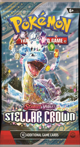 STELLAR CROWN | Pokemon Scarlet & Violet | 1 x Booster Pack (10 Cards)