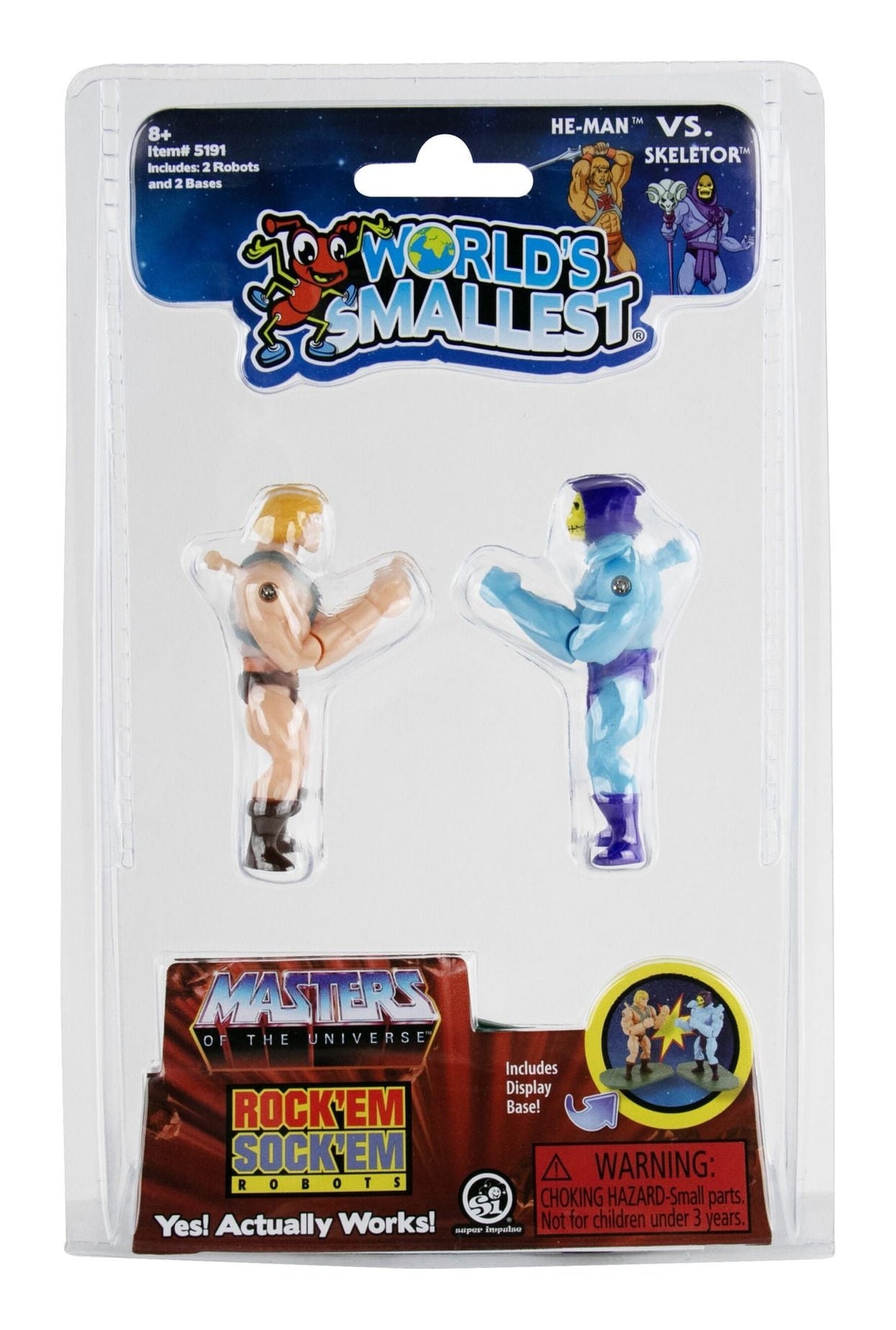 World's Smallest | Rock'em Sock'em Robot | HE-MAN VS SKELETOR