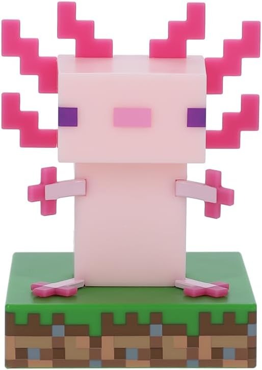 Paladone Minecraft | Axolotl Icon Light | Officially Licensed