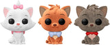 Funko Pop Disney | Aristocats | Marie, Toulouse, Berlioz  | 3 Pack Flocked