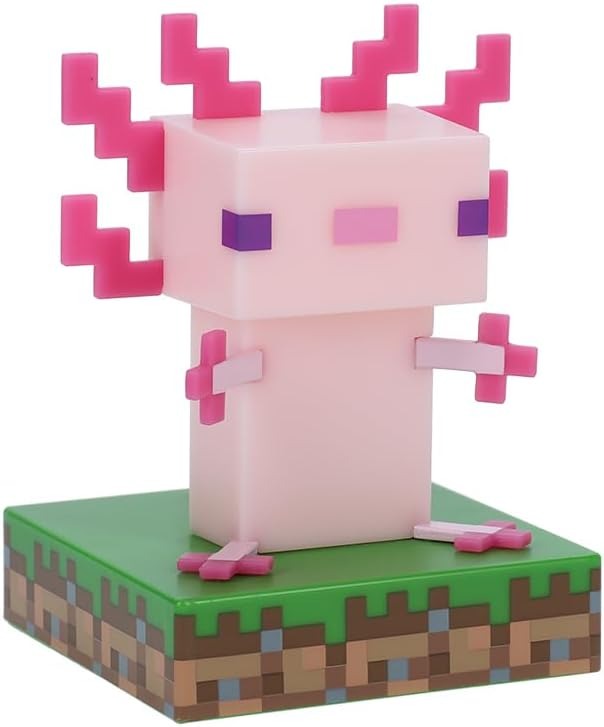 Paladone Minecraft | Axolotl Icon Light | Officially Licensed