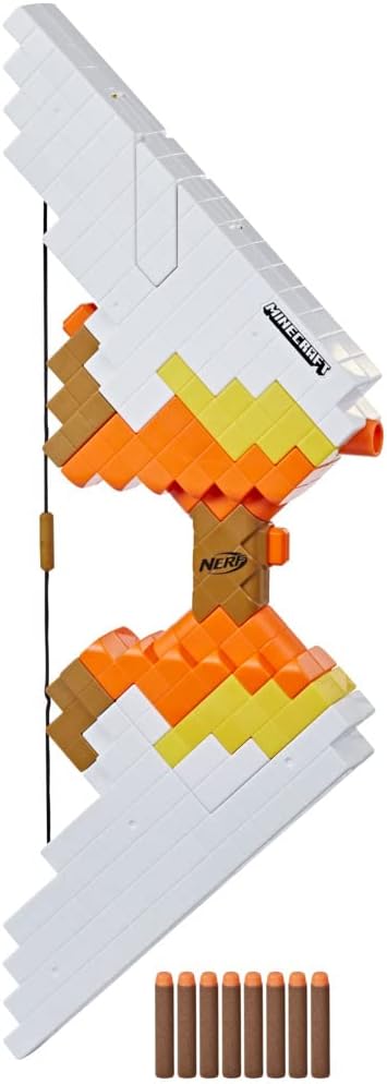 Nerf | Minecraft Sabrewing | Motorised Toy Bow Dart Blaster