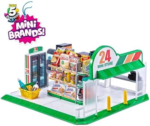Zuru | 5 Surprise Mini Brands | Mini Convenience Store Playset with 1 Exclusive Mini
