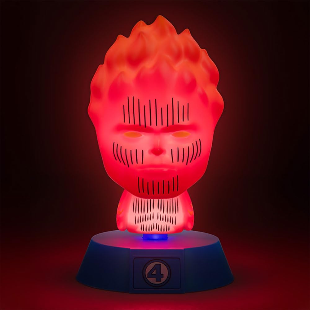 Paladone | Human Torch Icon Light | Marvel Fantastic Four  Officially Licensed