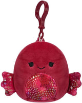 Squishmallows 3.5" Mini Clip-On Plush | Barella the Raspberry Betta Fish