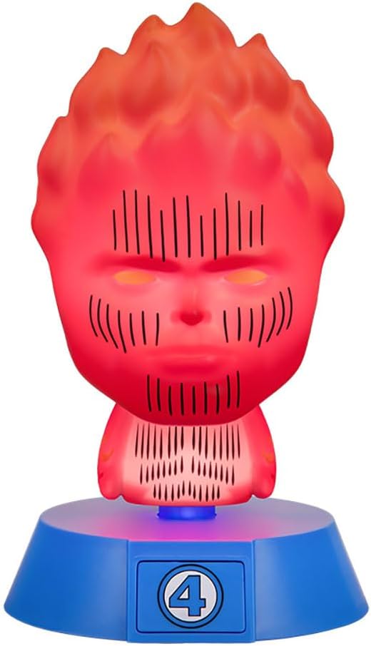 Paladone | Human Torch Icon Light | Marvel Fantastic Four  Officially Licensed
