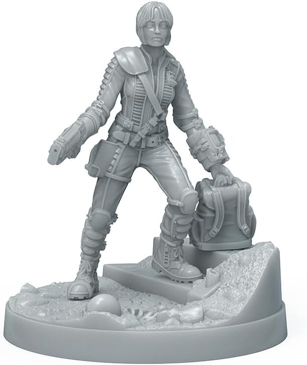 Fallout: Miniatures - Hollywood Heroes Set (Lucy, The Ghoul, Maximus, CX404 & Snip Snip)