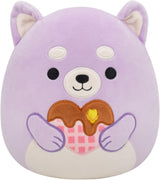 HOYT (WAFFLE) | Lavender Shiba Inu Dog | Squishmallows 7.5" Plush Valentine 26