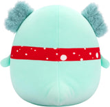 Richie the Teal Axolotl with Red Spotted Scarf | Squishmallows 7.5" Plush Christmas 24