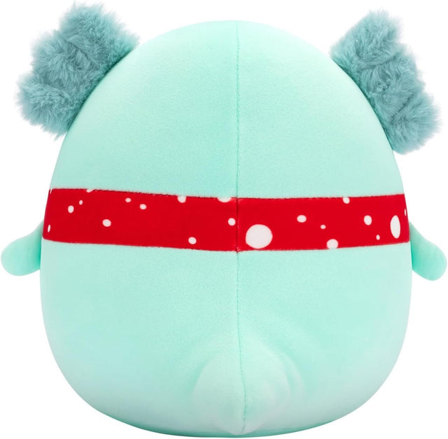 Richie the Teal Axolotl with Red Spotted Scarf | Squishmallows 7.5" Plush Christmas 24