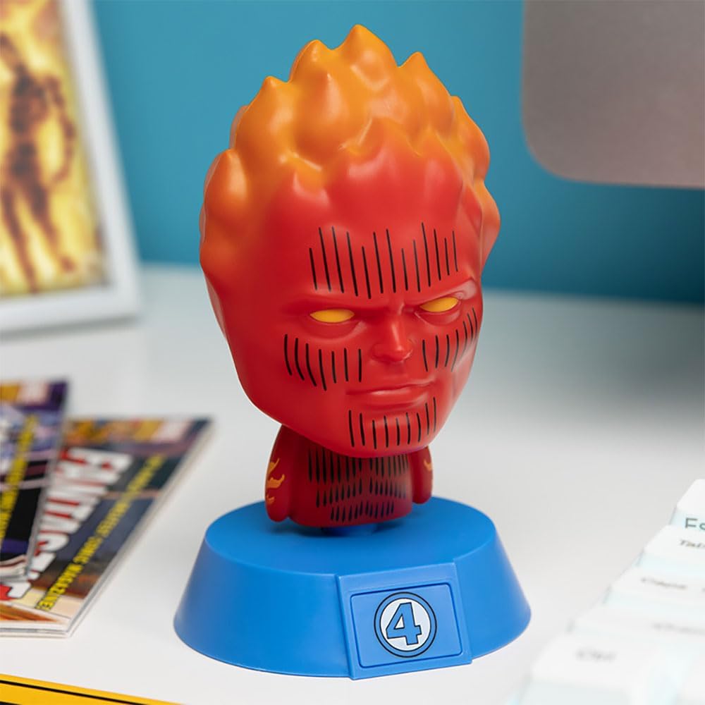 Paladone | Human Torch Icon Light | Marvel Fantastic Four  Officially Licensed