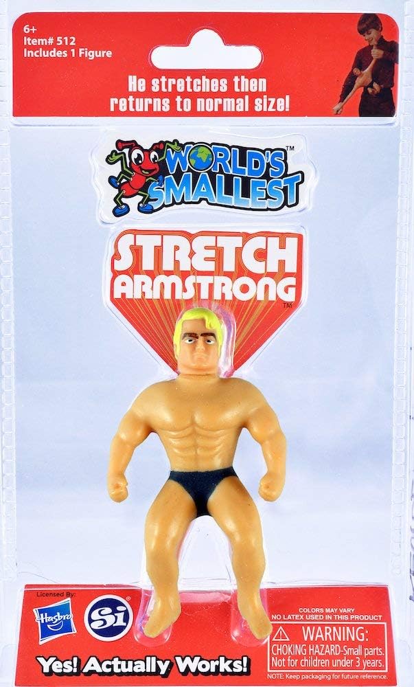 World s Smallest Stretch Armstrong JMToys