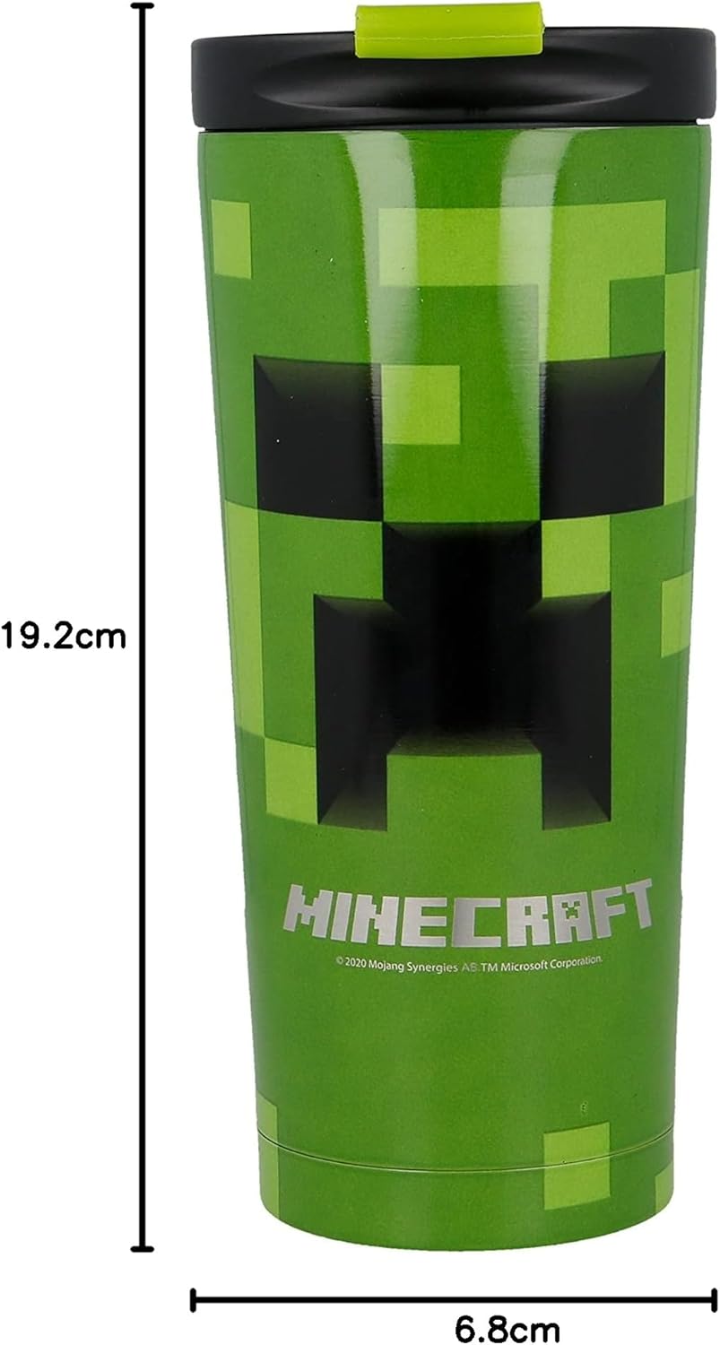 Minecraft CREEPER Stainless Steel Coffee Tumbler (425ml)