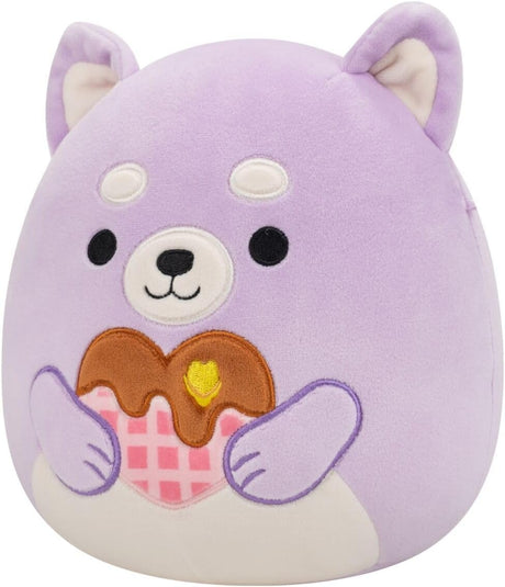 HOYT (WAFFLE) | Lavender Shiba Inu Dog | Squishmallows 7.5" Plush Valentine 26
